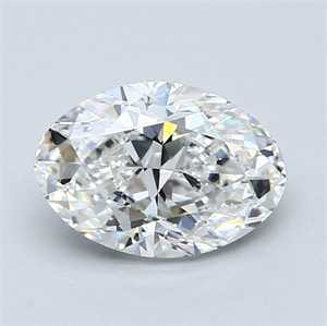 Picture of Natural Diamond 2.00 Carats, Oval with  Cut, F Color, VS2 Clarity and Certified by GIA