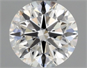 Diamante Natural 0.53 quilates, Redondo , Color F, claridad VS2 y certificado GIA