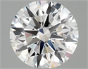 Del inventario de diamantes de laboratorio, 2.10 quilates, Redondo , Color F, claridad VVS2 y certificado IGI