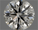 Natural Diamond 0.71 Carats, Round with Excellent Cut, K Color, VS1 Clarity and Certified by GIA