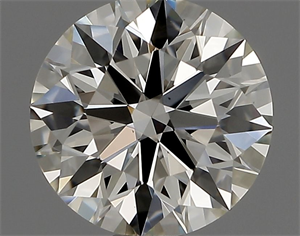 Picture of Natural Diamond 0.71 Carats, Round with Excellent Cut, K Color, VS1 Clarity and Certified by GIA