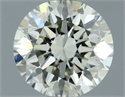 Natural Diamond 1.00 Carats, Round with Excellent Cut, K Color, VVS1 Clarity and Certified by IGI