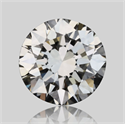 Natural Diamond 0.70 Carats, Round with Very Good Cut, H Color, VVS2 Clarity and Certified by IGI
