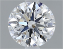 Diamante Natural 0.62 quilates, Redondo , Color E, claridad IF y certificado GIA