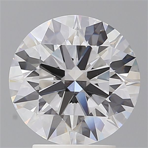 Picture of Lab Grown Diamond 3.03 Carats, Round with Ideal Cut, E Color, VS1 Clarity and Certified by IGI