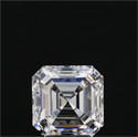 Natural Diamond 4.01 Carats, Asscher with  Cut, D Color, VVS2 Clarity and Certified by GIA