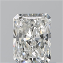 Natural Diamond 0.70 Carats, Radiant with  Cut, H Color, VS1 Clarity and Certified by GIA