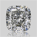 Diamante Natural 0.61 quilates, Del cojín , Color F, claridad SI1 y certificado GIA