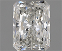 Natural Diamond 0.50 Carats, Radiant with  Cut, G Color, VVS1 Clarity and Certified by GIA