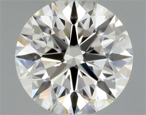 Foto Diamante Natural 0.42 quilates, Redondo , Color H, claridad IF y certificado GIA de