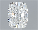 Natural Diamond 0.50 Carats, Cushion with  Cut, F Color, SI1 Clarity and Certified by GIA