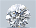 Diamante Natural 0.61 quilates, Redondo , Color E, claridad SI1 y certificado GIA