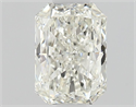 Natural Diamond 0.51 Carats, Radiant with  Cut, J Color, VVS1 Clarity and Certified by GIA