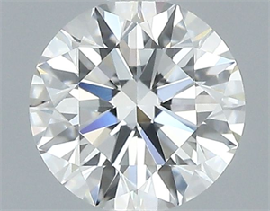 Picture of Natural Diamond 0.52 Carats, Round with Excellent Cut, H Color, VVS2 Clarity and Certified by GIA