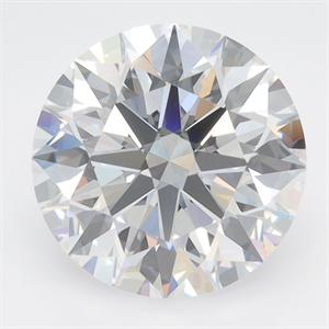 Picture of Lab Grown Diamond 3.05 Carats, Round with Excellent Cut, D Color, VVS1 Clarity and Certified by GIA