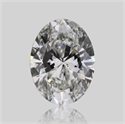 Natural Diamond 0.30 Carats, Oval with  Cut, H Color, SI1 Clarity and Certified by GIA