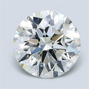 Foto Diamante Natural 2.02 quilates, Redondo , Color G, claridad VS2 y certificado GIA de