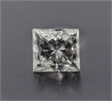 Natural Diamond 2.07 Carats, Princess with  Cut, L Color, I1 Clarity and Certified by GIA