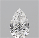 Diamante Natural 0.51 quilates, De pera , Color D, claridad VS1 y certificado GIA