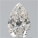 Diamante Natural 0.70 quilates, De pera , Color H, claridad VVS1 y certificado GIA
