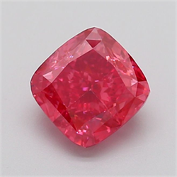 Picture of Lab Grown Diamond 2.02 Carats, CUSHION MODIFIED with  Cut, Fancy Vivid Pink Color, VS1 Clarity and Certified by IGI