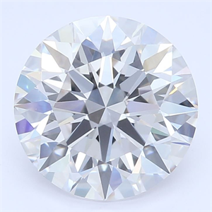 Picture of Lab Grown Diamond 1.22 Carats, Round with Ideal Cut, G Color, VVS1 Clarity and Certified by IGI