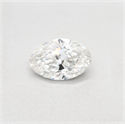 Natural Diamond 2.01 Carats, Oval with  Cut, H Color, SI1 Clarity and Certified by GIA