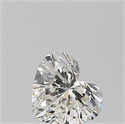 Natural Diamond 0.50 Carats, Heart with  Cut, I Color, VS2 Clarity and Certified by GIA