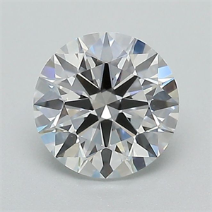 Picture of Lab Grown Diamond 1.06 Carats, Round with Ideal Cut, D Color, VVS1 Clarity and Certified by IGI