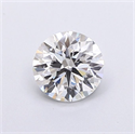 Lab Grown Diamond 1.05 Carats, Round with Ideal Cut, F Color, VS1 Clarity and Certified by IGI