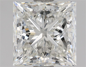 Picture of Natural Diamond 1.50 Carats, Princess with  Cut, I Color, VVS2 Clarity and Certified by GIA