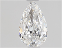 Natural Diamond 0.51 Carats, Pear with  Cut, D Color, VS1 Clarity and Certified by GIA