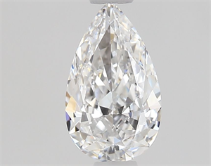Picture of Natural Diamond 0.51 Carats, Pear with  Cut, D Color, VS1 Clarity and Certified by GIA