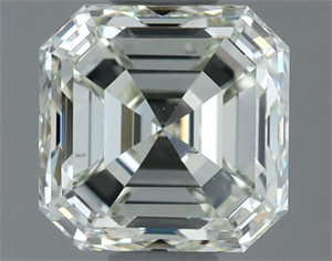Picture of Natural Diamond 1.00 Carats, Asscher with  Cut, J Color, VS1 Clarity and Certified by IGI
