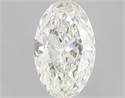 Natural Diamond 0.70 Carats, Oval with  Cut, I Color, SI2 Clarity and Certified by GIA
