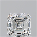 Natural Diamond 1.01 Carats, Asscher with  Cut, G Color, VVS2 Clarity and Certified by GIA