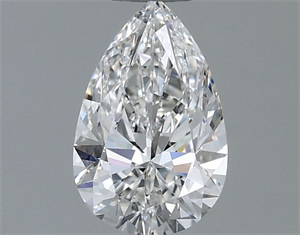 Picture of Natural Diamond 0.70 Carats, Pear with  Cut, F Color, VVS2 Clarity and Certified by GIA