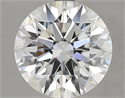 Lab Grown Diamond 3.55 Carats, Round with Ideal Cut, F Color, VVS2 Clarity and Certified by IGI