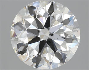 Picture of Natural Diamond 2.70 Carats, Round with Excellent Cut, G Color, VS2 Clarity and Certified by GIA