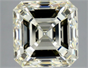 Natural Diamond 5.02 Carats, Asscher with  Cut, N Color, VS1 Clarity and Certified by GIA