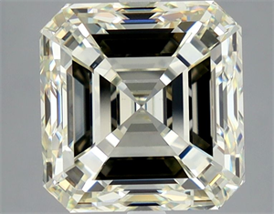 Picture of Natural Diamond 5.02 Carats, Asscher with  Cut, N Color, VS1 Clarity and Certified by GIA