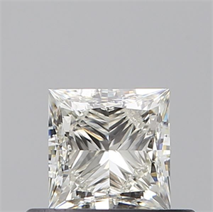 Foto Diamante Natural 0.50 quilates, Princesa , Color J, claridad VS2 y certificado GIA de