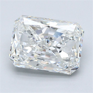 Foto Diamante Natural 2.51 quilates, Radiante , Color G, claridad SI2 y certificado GIA de