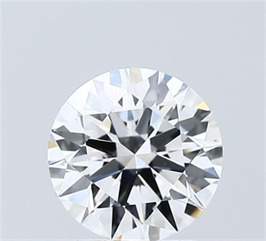 Picture of Lab Grown Diamond 1.55 Carats, Round with Ideal Cut, D Color, VVS2 Clarity and Certified by IGI