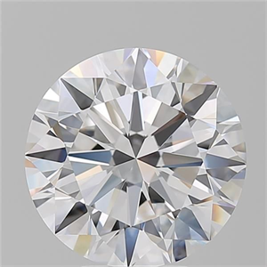 Picture of Natural Diamond 5.02 Carats, Round with Excellent Cut, D Color, VVS2 Clarity and Certified by GIA