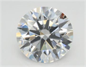 Lab Grown Diamond 2.04 Carats, Round with Excellent Cut, E Color, VS1 Clarity and Certified by GIA