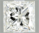 Natural Diamond 0.51 Carats, Princess with  Cut, I Color, IF Clarity and Certified by IGI