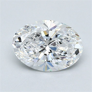 Picture of Natural Diamond 1.20 Carats, Oval with  Cut, E Color, VS2 Clarity and Certified by GIA