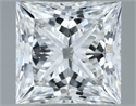 Natural Diamond 0.55 Carats, Princess with  Cut, F Color, VS2 Clarity and Certified by GIA