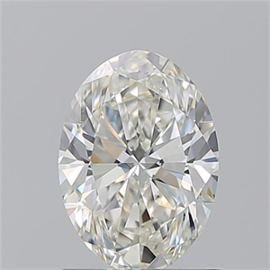 Picture of Natural Diamond 1.21 Carats, Oval with  Cut, I Color, VVS1 Clarity and Certified by GIA
